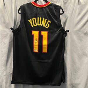 Trae Young Autographed Atlanta Jersey with Authentication